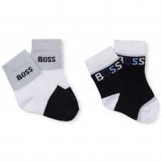 Hugo Boss Baby Boys 2 Pack Of Socks - Navy